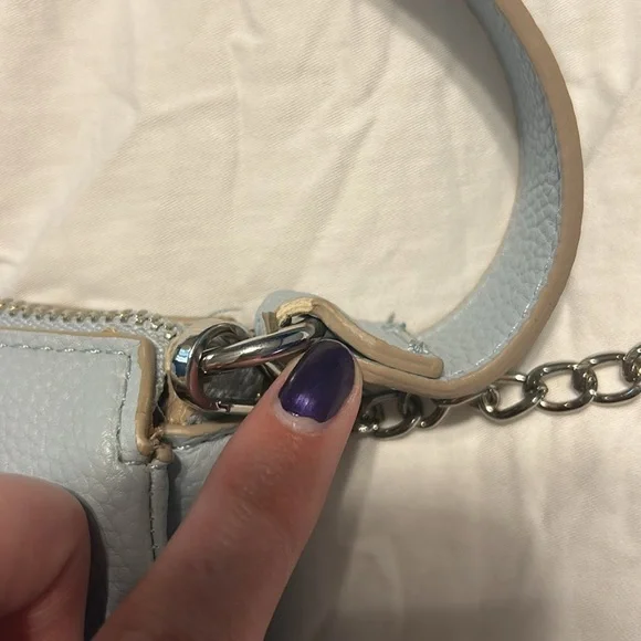 Nanette Lepore Light Blue Crossbody with Card Holder/Wallet - Picture 8 of 16